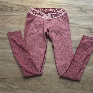Gymshark pink Maroon Leggings